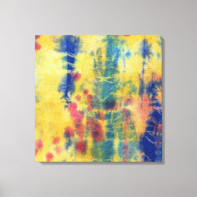 Tye Dye Composition #5 by Michael Moffa Canvas Print (Front)