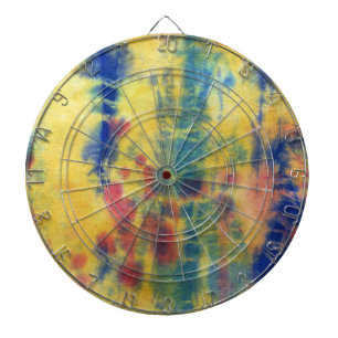 Tye Dye Composition #5 by Michael Moffa Dartboard