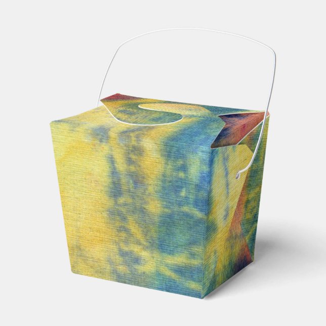 Tye Dye Composition #5 by Michael Moffa Favor Box (Front Side)