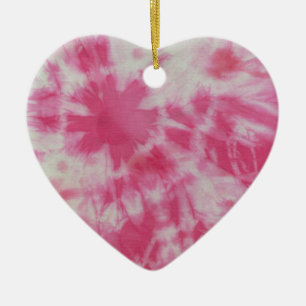 Tye Dye Composition #6 by Michael Moffa Ceramic Ornament