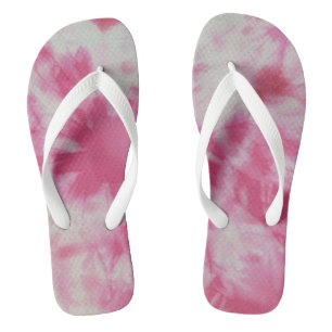 Tye Dye Composition #6 by Michael Moffa Flip Flops