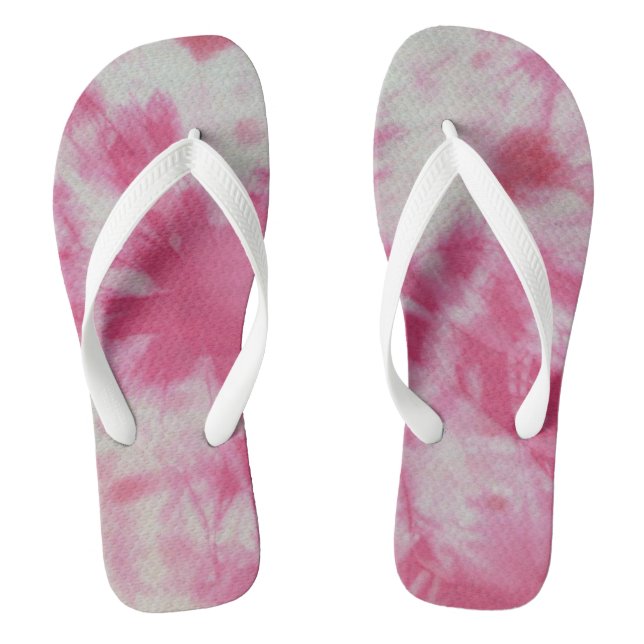 Tye Dye Composition #6 by Michael Moffa Flip Flops (Footbed)