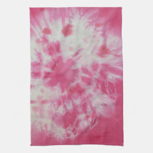Tye Dye Composition #6 by Michael Moffa Kitchen Towel