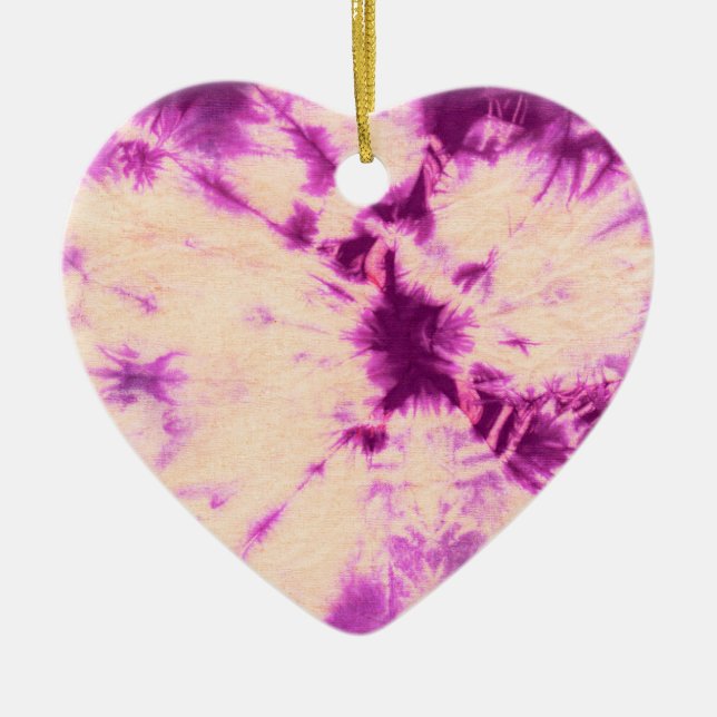 Tye Dye Composition #7 by Michael Moffa Ceramic Ornament (Front)