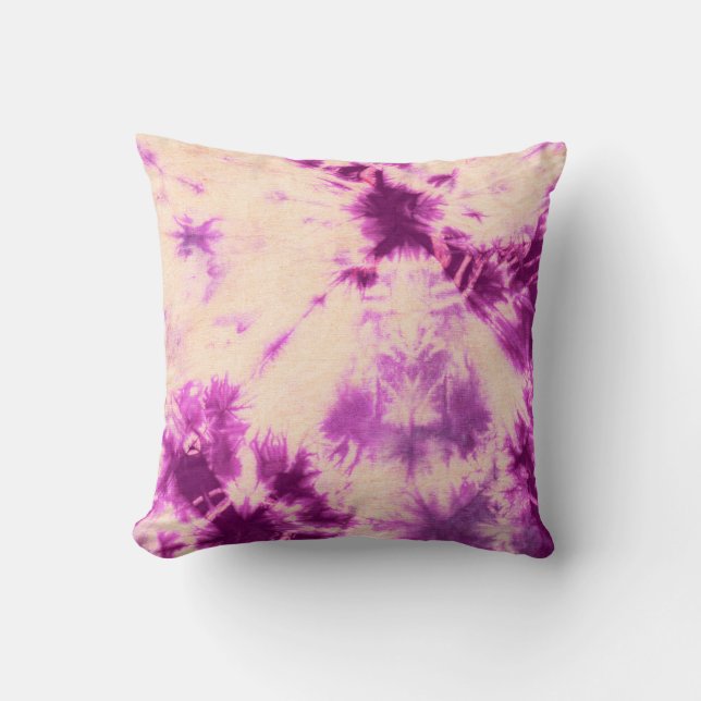 Tye Dye Composition #7 by Michael Moffa Throw Pillow (Front)