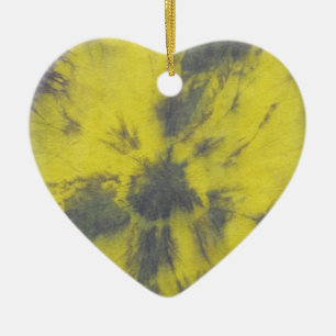 Tye Dye Composition #8 by Michael Moffa Ceramic Ornament