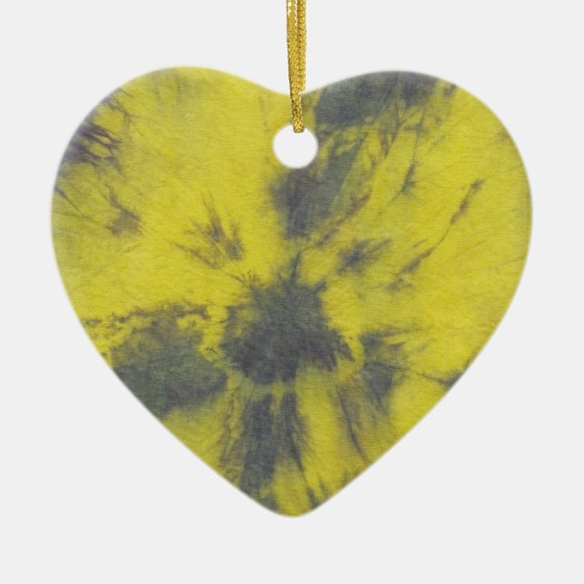 Tye Dye Composition #8 by Michael Moffa Ceramic Ornament (Front)