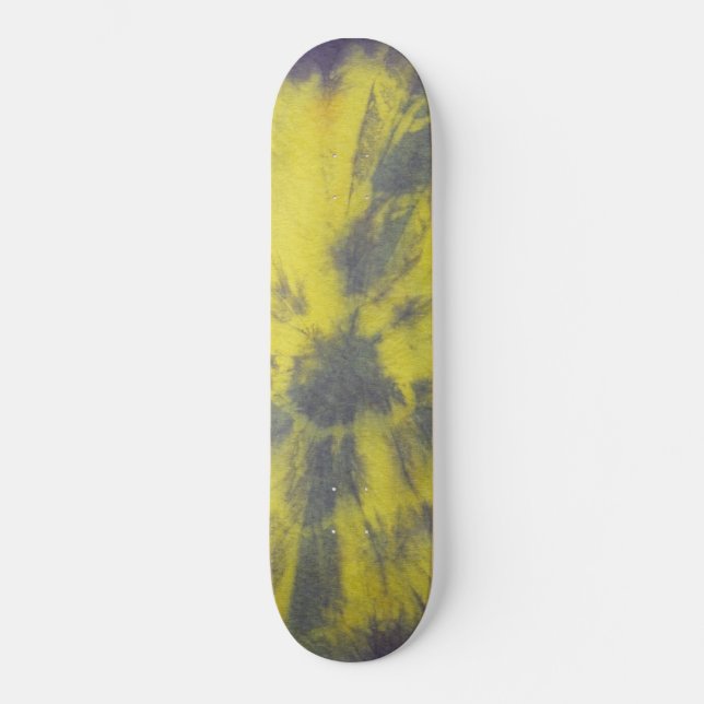 Tye Dye Composition #8 by Michael Moffa Skateboard (Front)