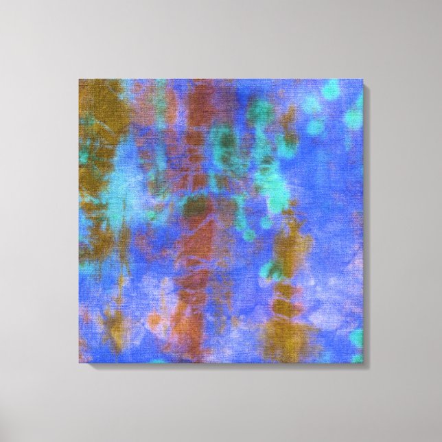 Tye Dye Composition #9 by Michael Moffa Canvas Print (Front)