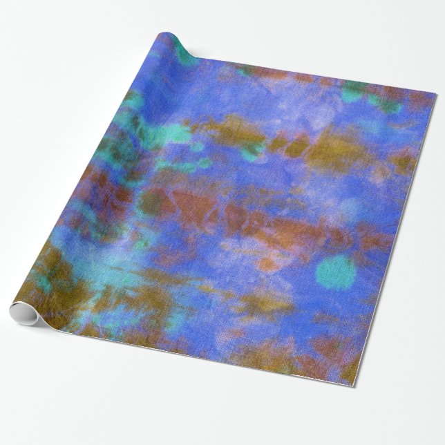 Tye Dye Composition #9 by Michael Moffa Wrapping Paper (Unrolled)