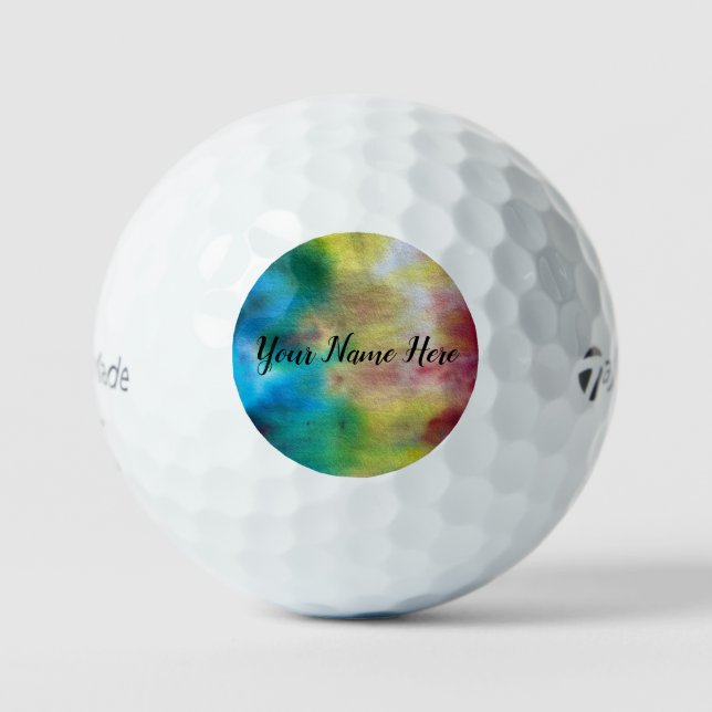 Tye Dye Golf Balls (Front)