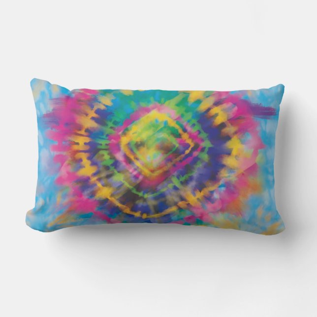 Tye-Dye  Lumbar Pillow (Front)