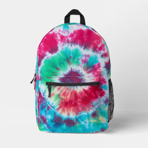 Tye-Dye Printed Backpack