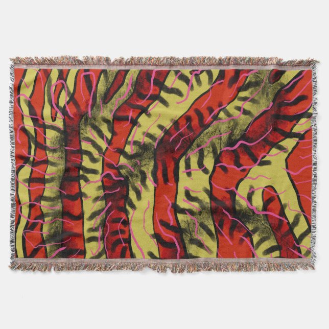 Tygerwyrm Throw Blanket (Front)