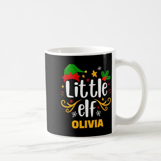 Tygraphy Little Elf Fun Family Matching  Coffee Mug (Right)
