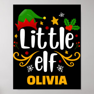 Tygraphy Little Elf Fun Family Matching T Shirt Poster