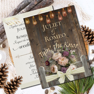 Tyin' the Knot Wildflowers & Ribbon - Cream