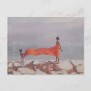 Tying A Sari India 2012 Postcard