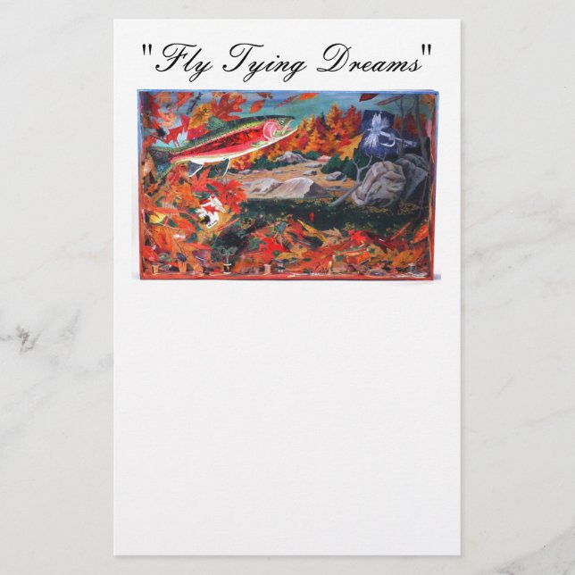 "Tying Dreams" Papeterie de vol sec (Devant)