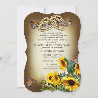 Tying the Knot Bridemaids Party Invitation