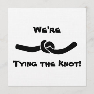 Tying the Knot Engagement Party Invitation