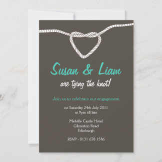 Tying the Knot Engagement Party Invitation
