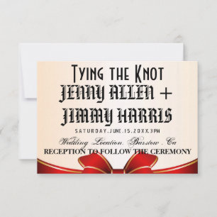 Tying The Knot Invitation