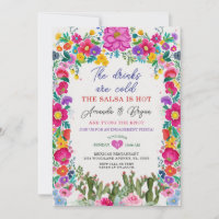 Tying The Knot Mexican Floral Engagement Fiesta