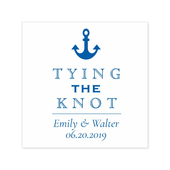 Tying the Knot | Personalized Self Inking Stamp (Design)