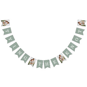 Tying the Knot Photo Bunting Flags