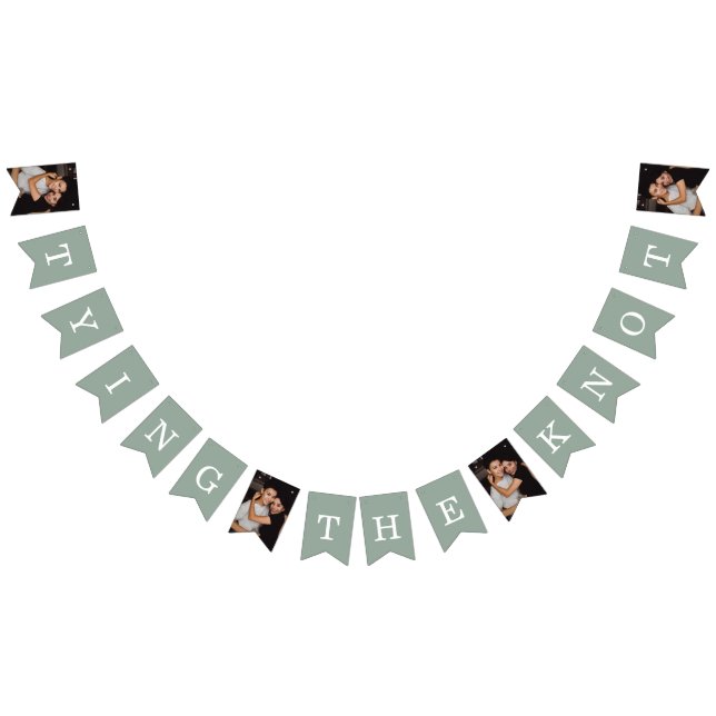 Tying The Knot Photo LGBTQ Bunting Flags (All)