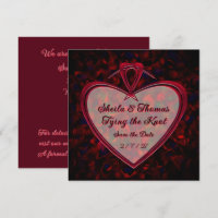 Tying the Knot Red Heart Rose Petals