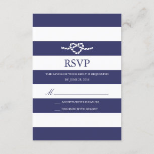 Tying The Knot Response Card