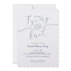 Tying The Knot Rope Heart Nautical Navy & White