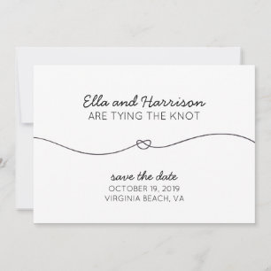 Tying the Knot, Save the Date/Engagement Party Save The Date
