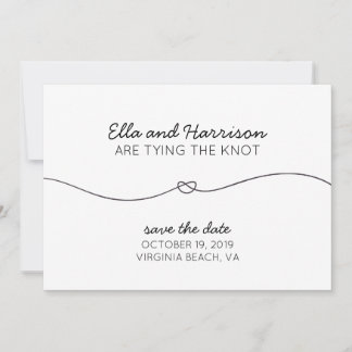 Tying the Knot, Save the Date/Engagement Party Save The Date