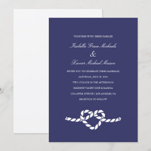 Tying The Knot Wedding Invitation