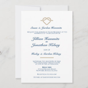 Tying the Knot - Wedding Invitation