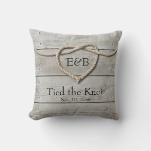 Tying the Knot Wedding Pillow