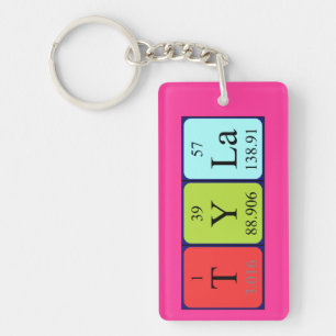 Tyla periodic table name keyring