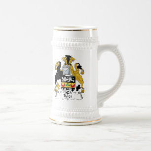 Tyler Family Crest Beer Stein