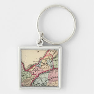 Tyler, Ritchie, Pleasants, Wood, Wirt counties Keychain