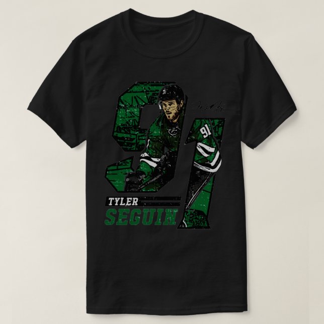 Tyler Seguin Dallas Offset TShirt (Design Front)