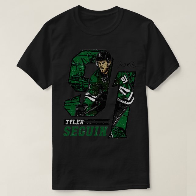 Tyler Seguin Dallas Offset TShirt 1 (Design Front)