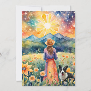 Tyme in Sunshine Scenery Custom Card