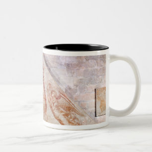 Tympanum depicting Christ the Redemptor Two-Tone Coffee Mug