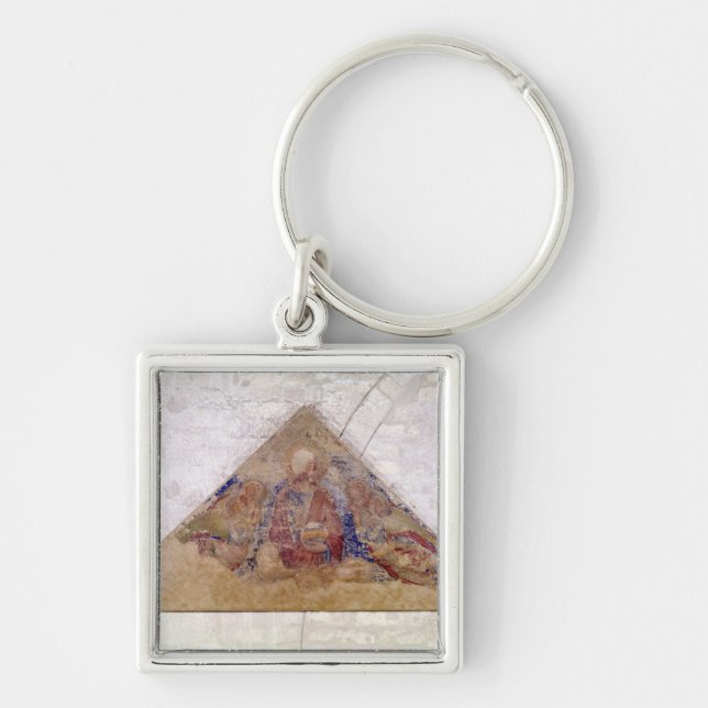 Tympanum depicting the Saviour Blessing, 1341 Keychain (Front)