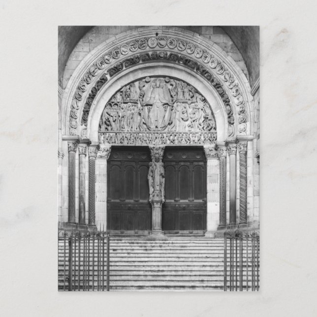 Tympanum with the Last Judgement Postcard (Front)
