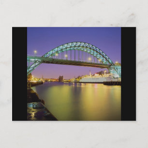 Tyne Bridge, Newcastle-Upon-Tyne, England Postcard