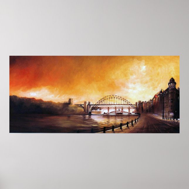 Tyne Bridge Newcastle upon Tyne Print (Front)